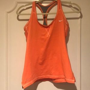 Nike dri fit work out top